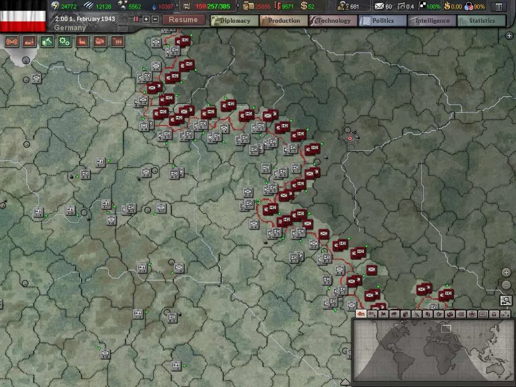 HEARTS OF IRON III 3 Steam — zrzut ekranu 1 z 5