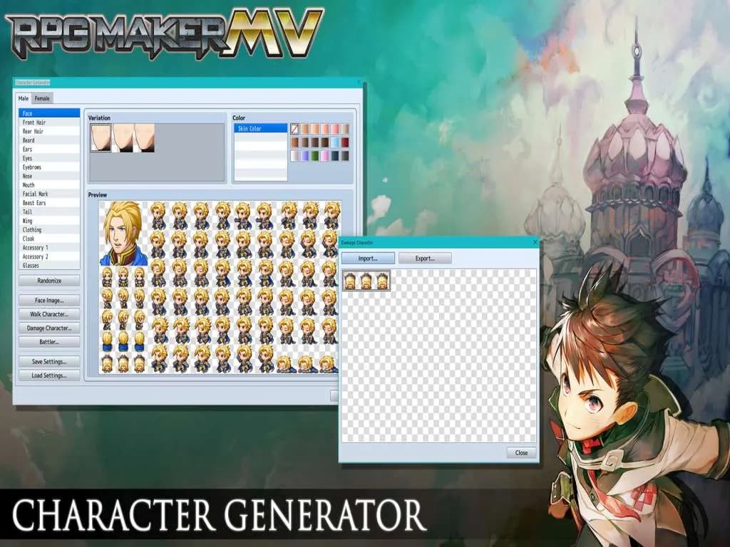 RPG Maker MV STEAM KLUCZ — zrzut ekranu 4