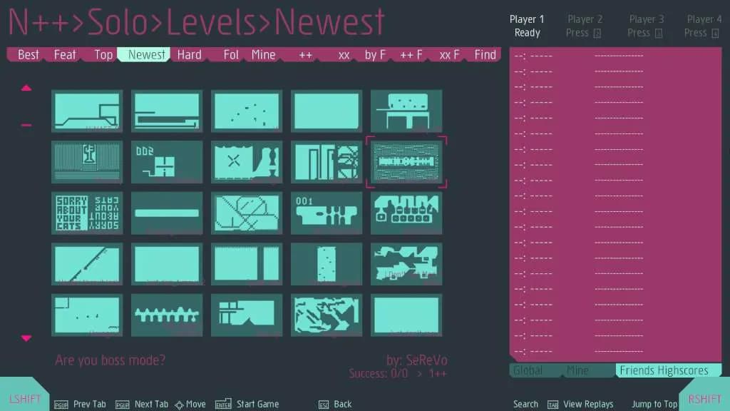 N++ (NPLUSPLUS) Steam — zrzut ekranu 5
