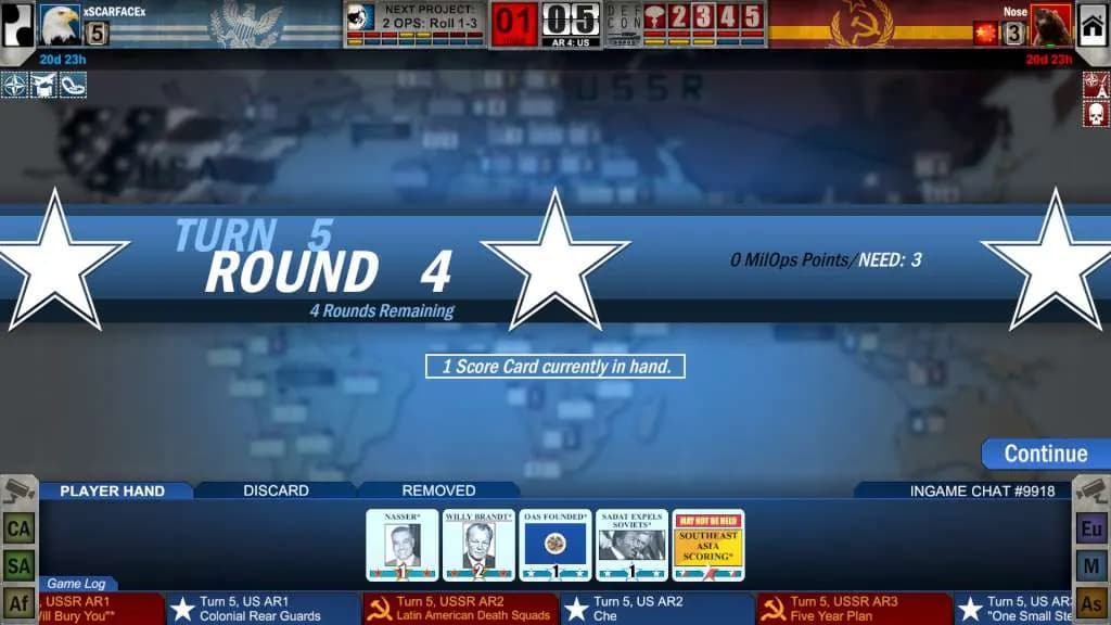 TWILIGHT STRUGGLE Steam — zrzut ekranu 6