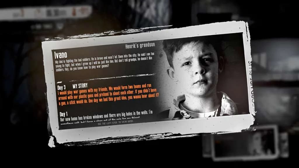 THIS WAR OF MINE: THE LITTLE ONES Xbox One & Series X/S — zrzut ekranu 3