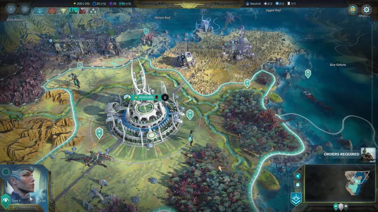 AGE OF WONDERS: PLANETFALL PREMIUM EDITION Xbox One & Series X/S — zrzut ekranu 2