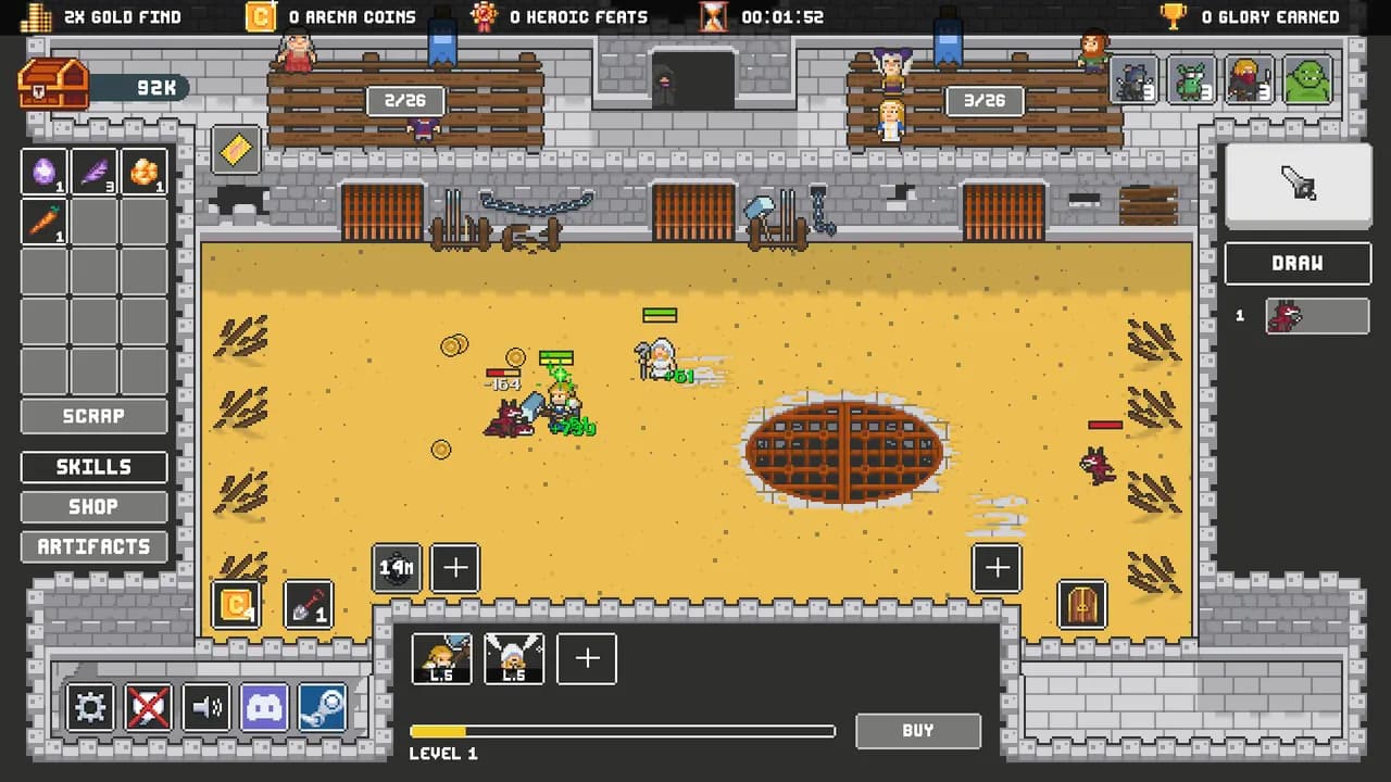 CLICKER ARENA Steam — zrzut ekranu 1 z 5