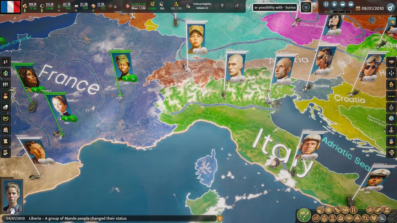 REALPOLITIKS 3 EARTH AND BEYOND Steam — zrzut ekranu 3