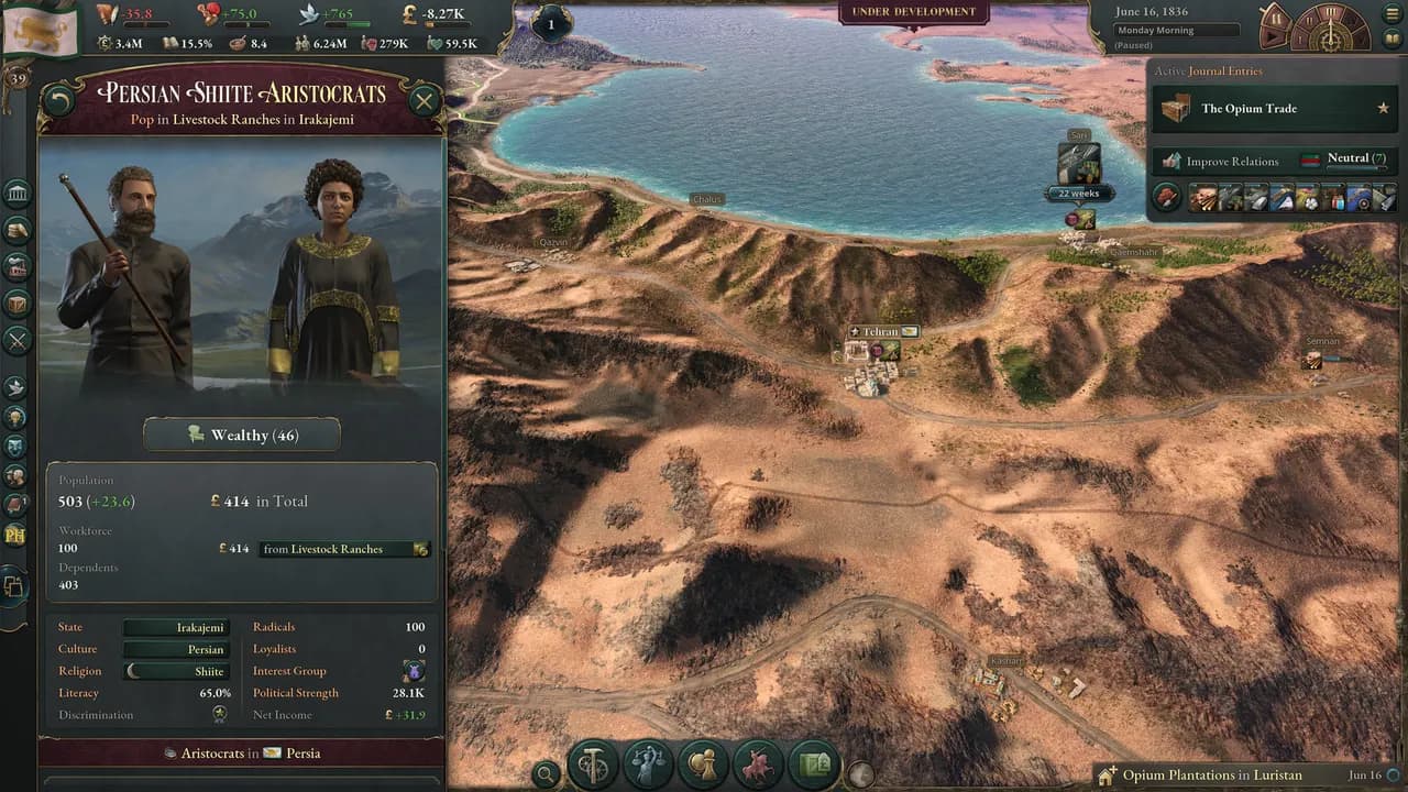 VICTORIA 3 III DAWN OF WONDER Steam — zrzut ekranu 5
