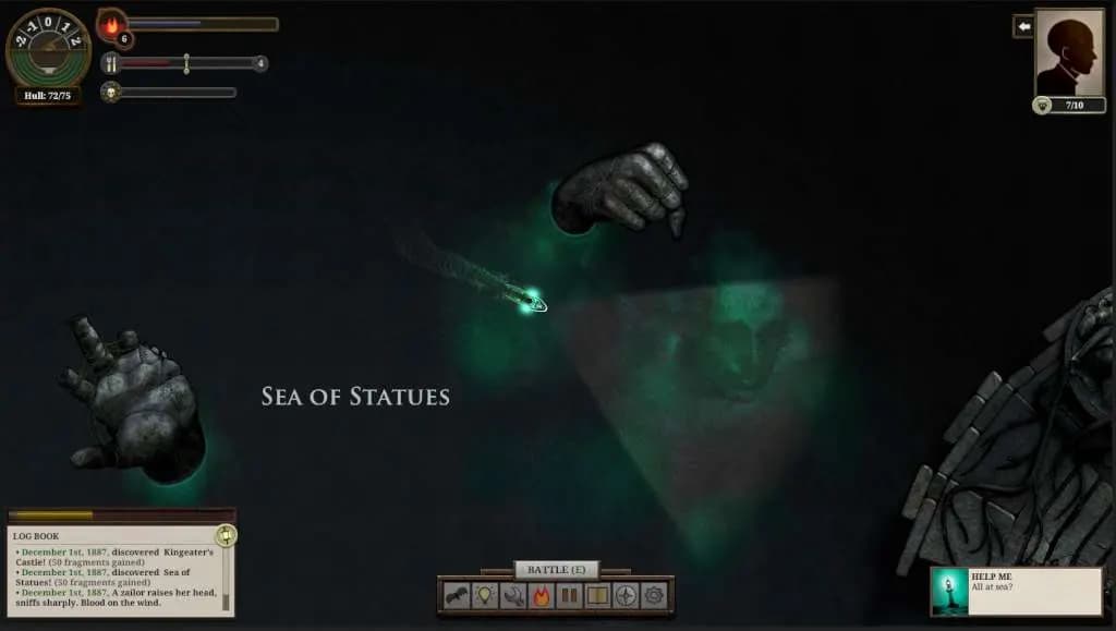 Sunless Sea — zrzut ekranu 1 z 6