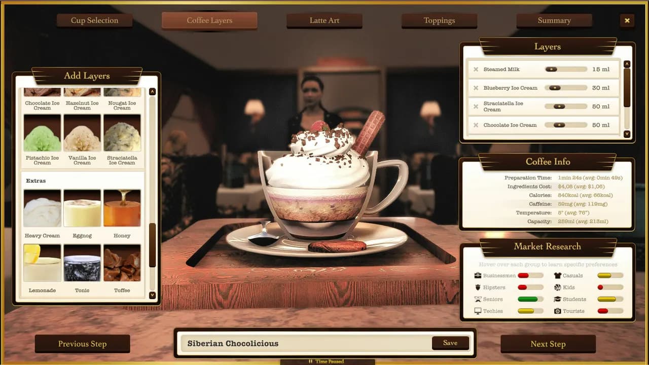 ESPRESSO TYCOON Steam — zrzut ekranu 1 z 6