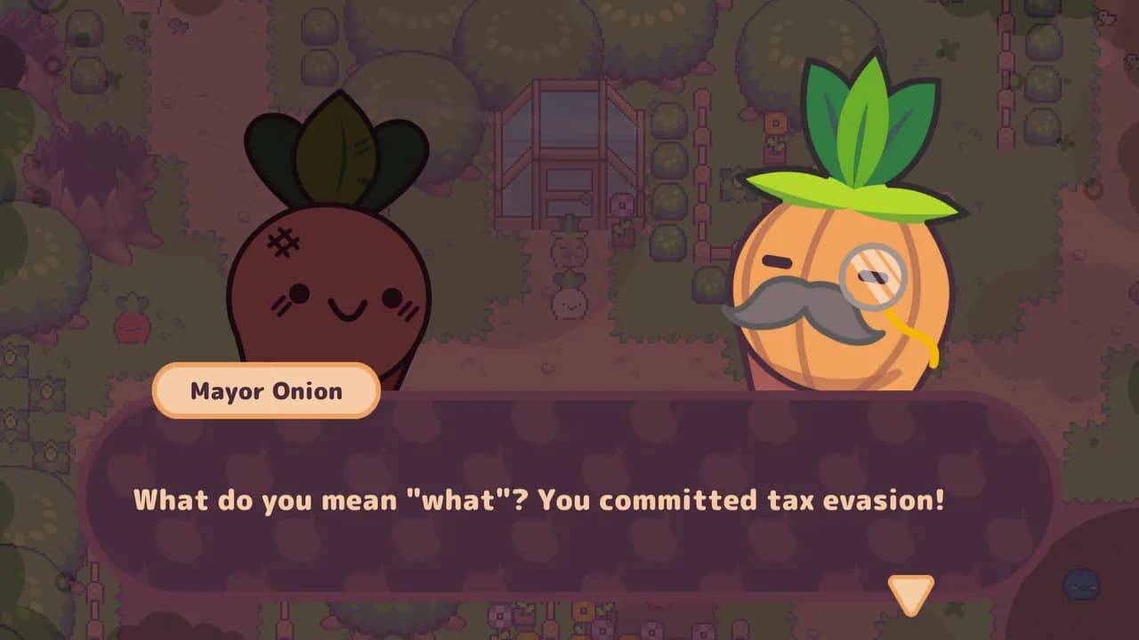Turnip Boy Commits Tax Evasion — zrzut ekranu 1 z 6