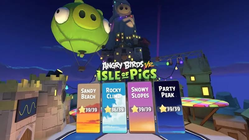 ANGRY BIRDS VR ISLE OF PIGS VR Steam — zrzut ekranu 6