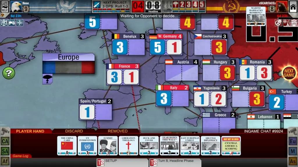 TWILIGHT STRUGGLE Steam — zrzut ekranu 3