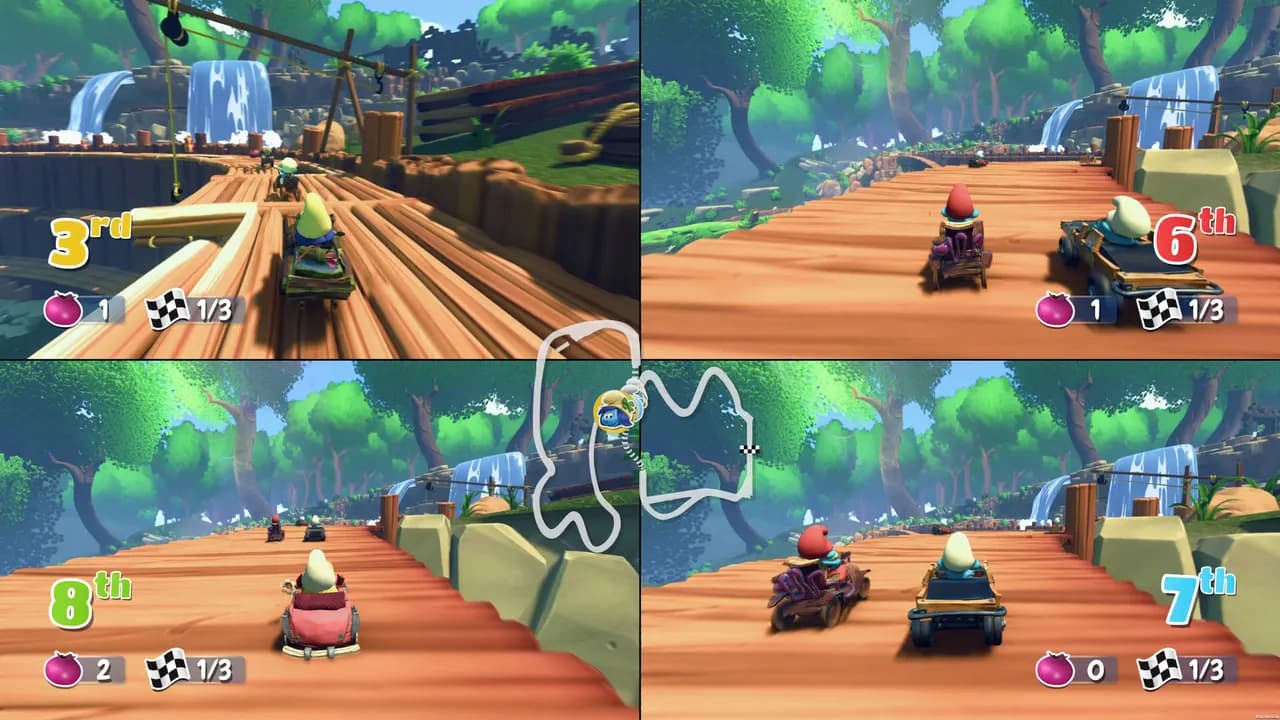 SMURFS KART SMERFY KART Steam — zrzut ekranu 2