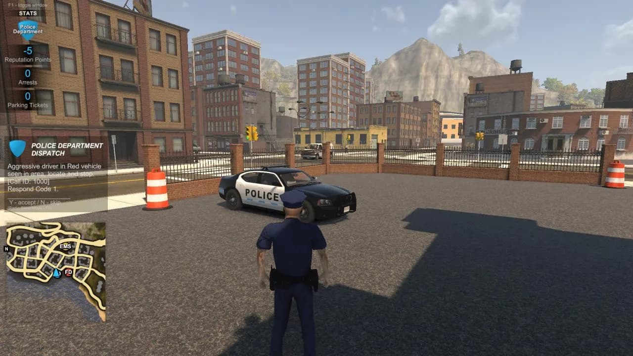 FLASHING LIGHTS POLICE FIRE EMS Steam — zrzut ekranu 1 z 6