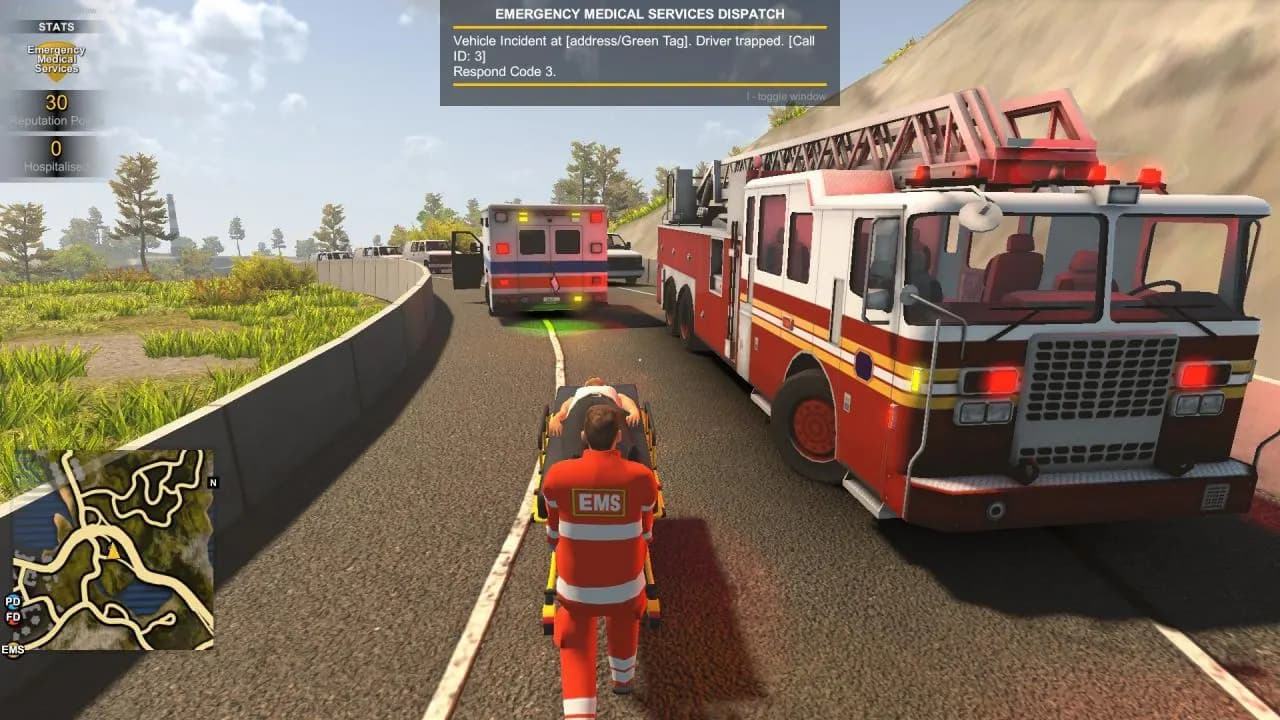 FLASHING LIGHTS POLICE FIRE EMS Steam — zrzut ekranu 4