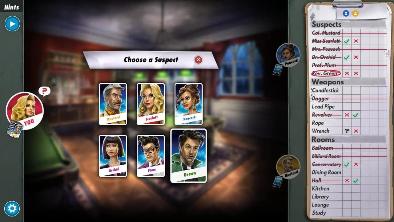 Clue/Cluedo: The Classic Mystery Game STEAM KLUCZ — zrzut ekranu 1 z 5