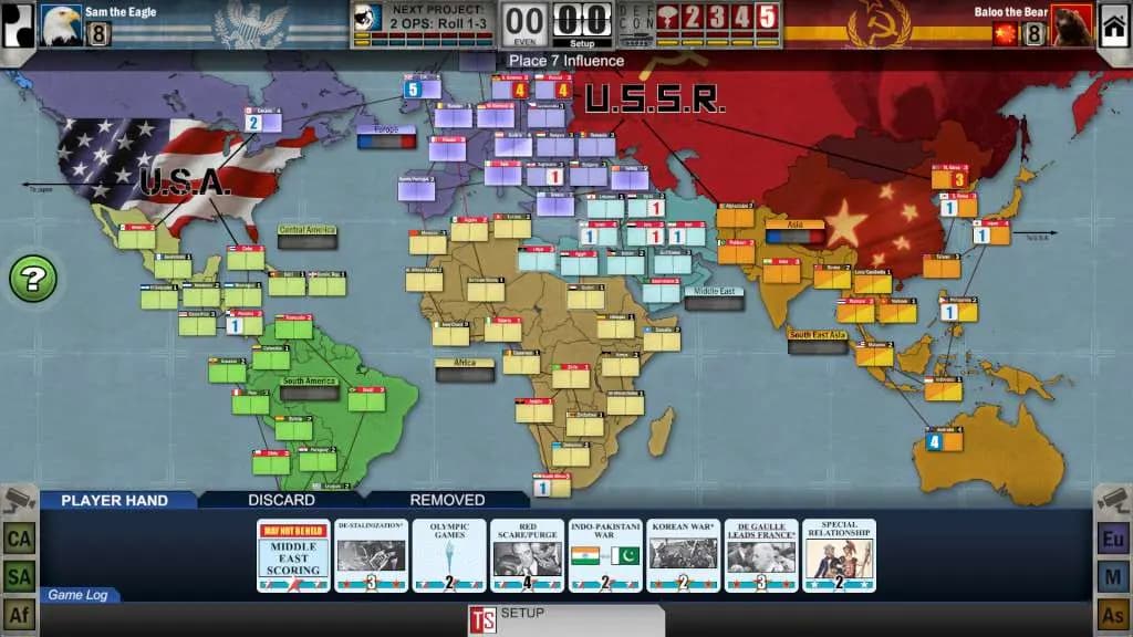 TWILIGHT STRUGGLE Steam — zrzut ekranu 1 z 6
