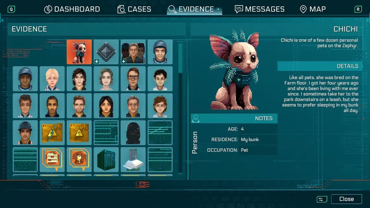 BETWEEN HORIZONS A SCI-FI DETECTIVE ADVENTURE Steam — zrzut ekranu 4