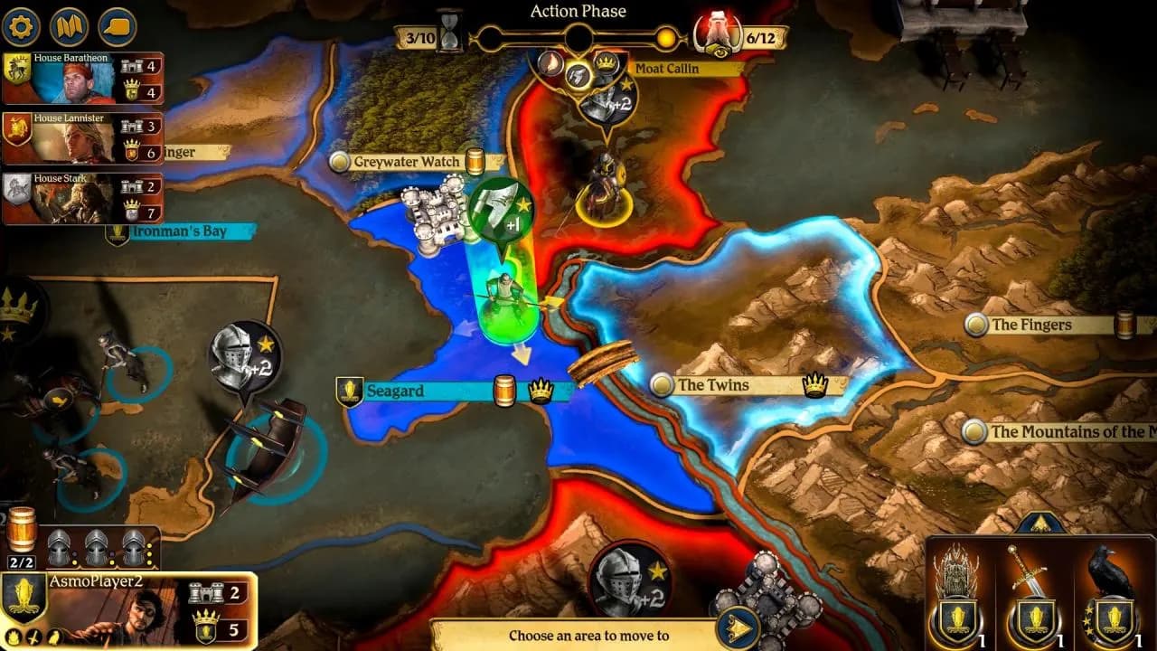 A Game of Thrones: The Board Game Digital Edition STEAM KLUCZ — zrzut ekranu 2