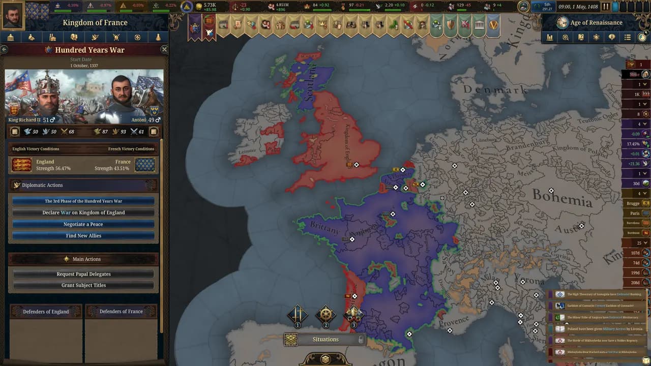 Europa Universalis V STEAM KLUCZ KOD — zrzut ekranu 5