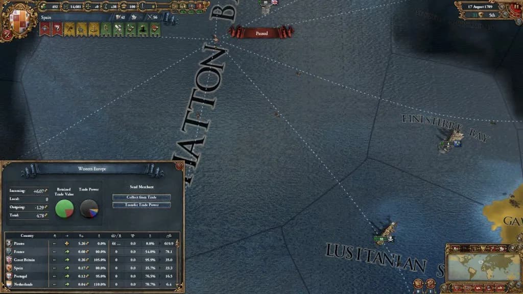 EUROPA UNIVERSALIS IV WEALTH OF NATIONS Steam — zrzut ekranu 1 z 6