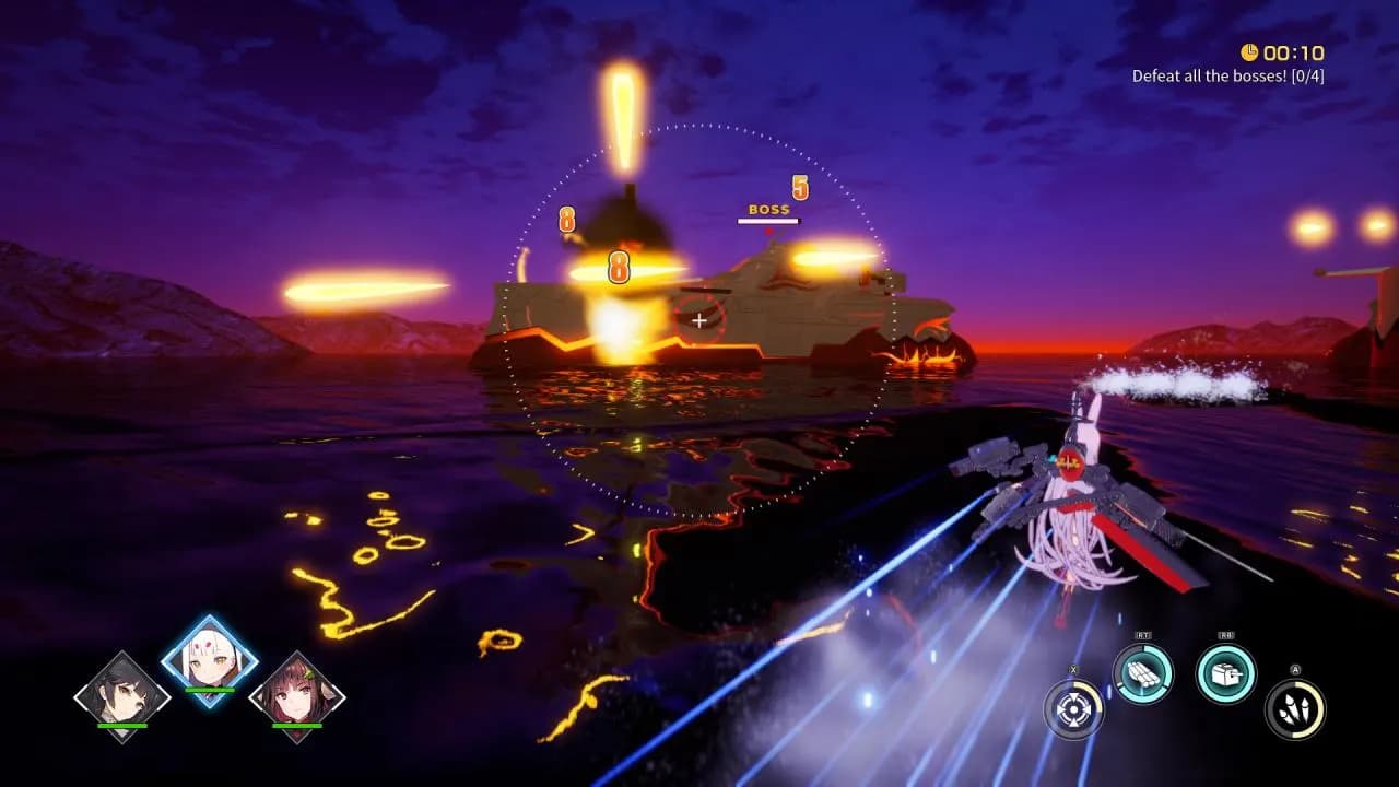 AZUR LANE CROSSWAVE Steam — zrzut ekranu 3