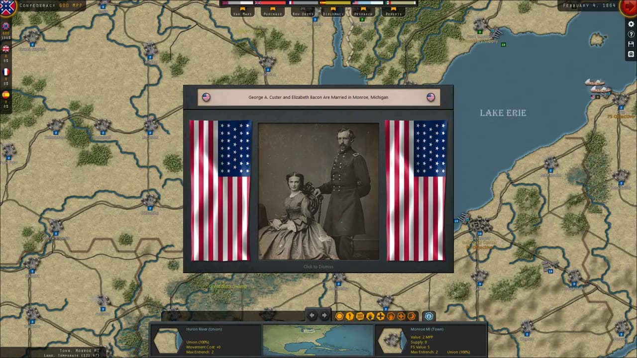 STRATEGIC COMMAND AMERICAN CIVIL WAR Steam — zrzut ekranu 1 z 6
