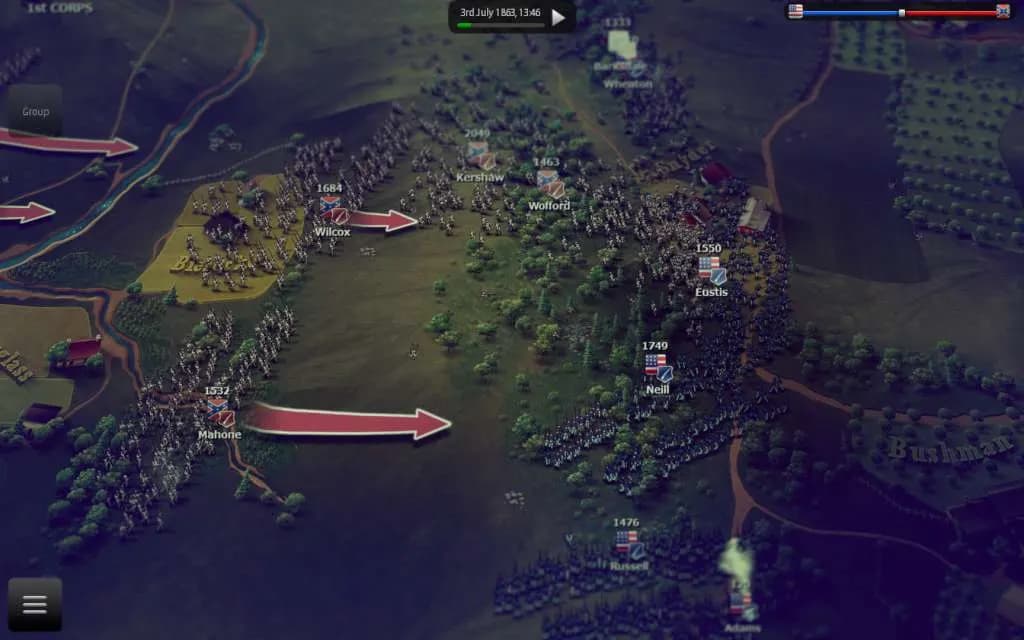 ULTIMATE GENERAL GETTYSBURG Xbox One & Series X/S — zrzut ekranu 3