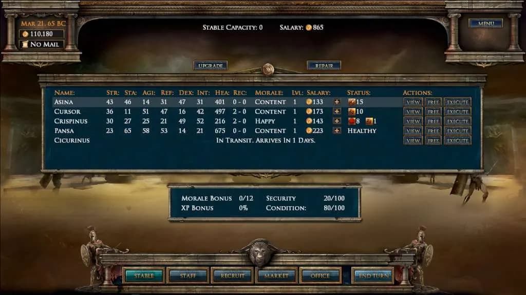 AGE OF GLADIATORS Steam — zrzut ekranu 3