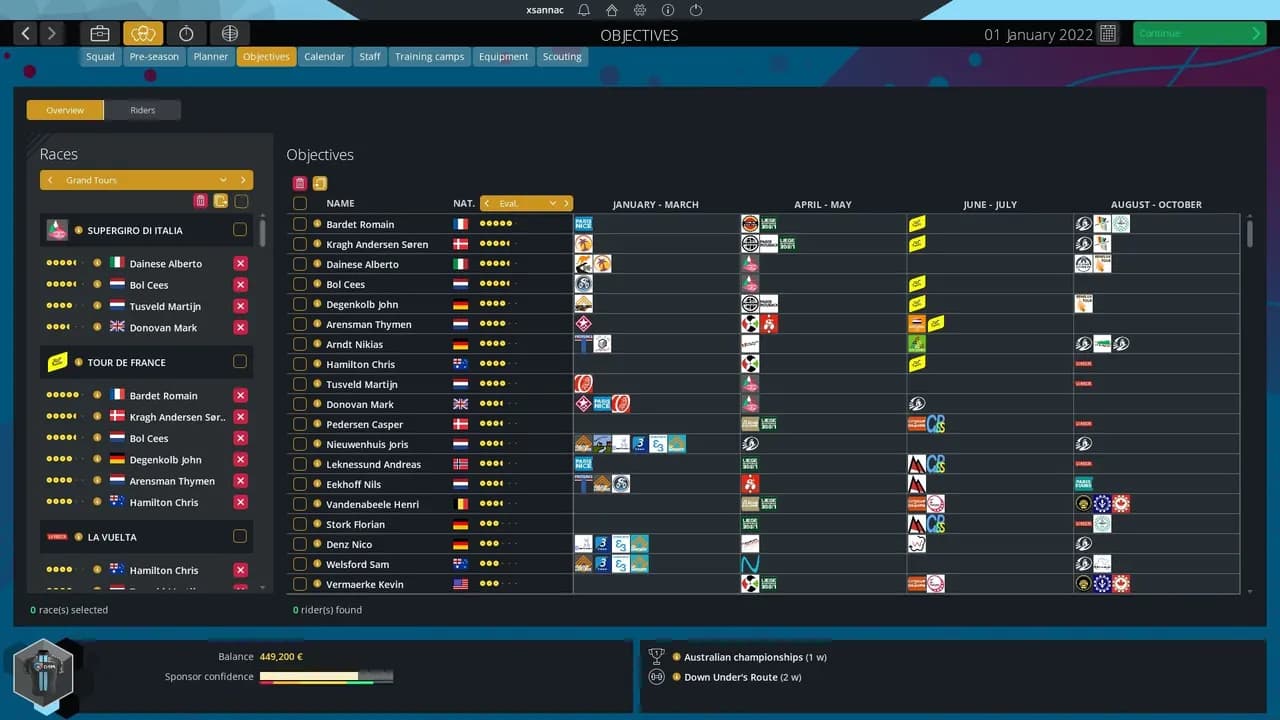 PRO CYCLING MANAGER 2022 Steam — zrzut ekranu 2