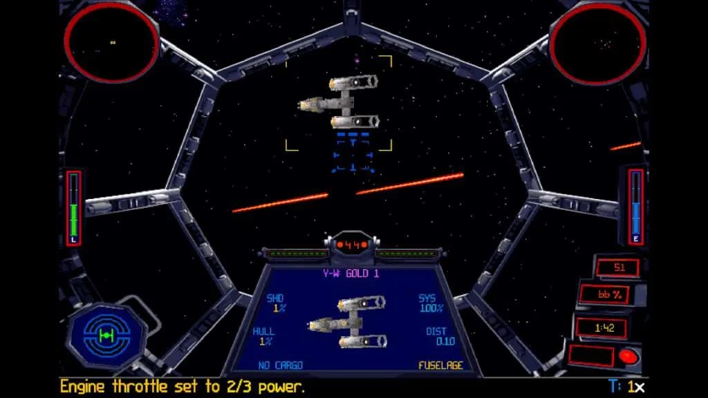 STAR WARS TIE FIGHTER SPECIAL EDITION Steam — zrzut ekranu 1 z 5