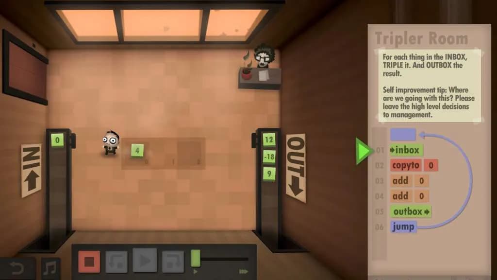 HUMAN RESOURCE MACHINE Steam — zrzut ekranu 2
