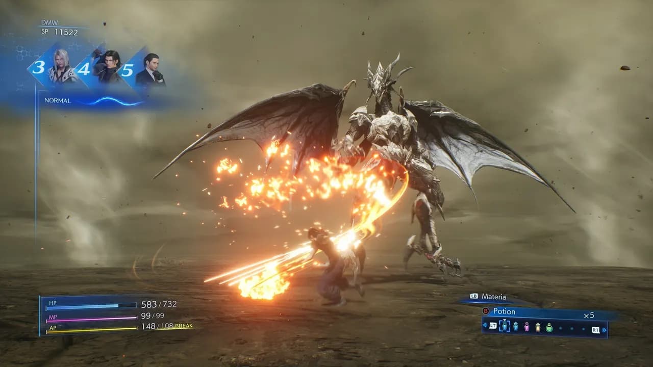 CRISIS CORE: FINAL FANTASY VII REUNION Xbox One & Series X/S — zrzut ekranu 3