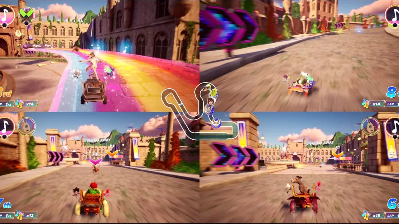 DreamWorks All-Star Kart Racing — zrzut ekranu 2