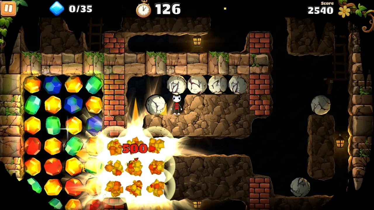 BOULDER DASH 40TH ANNIVERSARY Xbox One & Series X/S — zrzut ekranu 1 z 6
