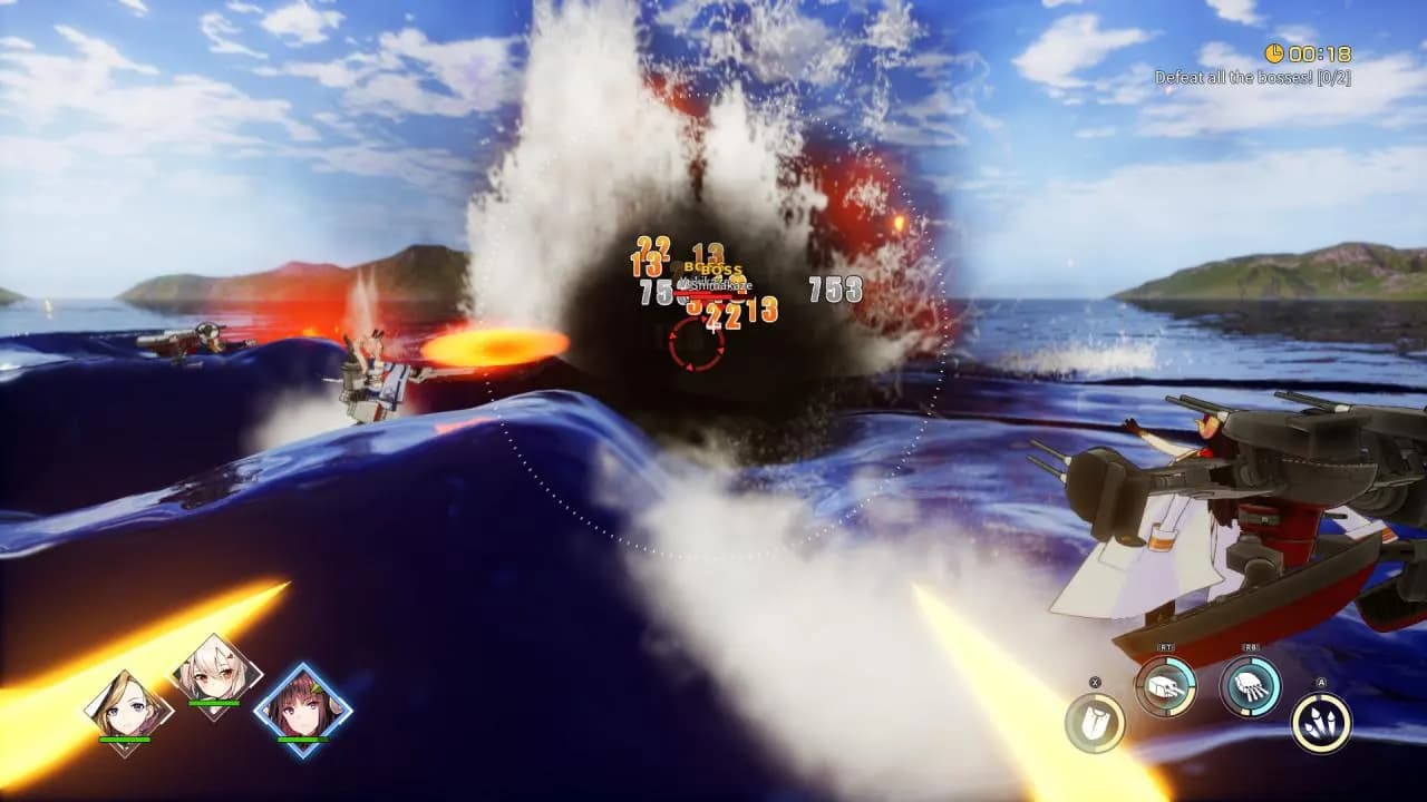 AZUR LANE CROSSWAVE Steam — zrzut ekranu 2