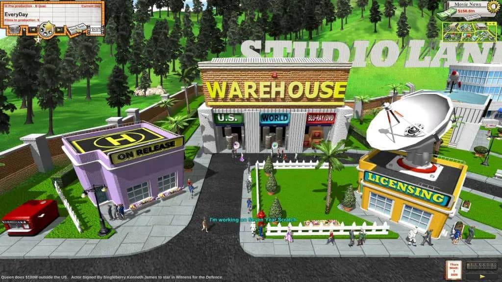 MOVIE STUDIO BOSS THE SEQUEL Steam — zrzut ekranu 1 z 5