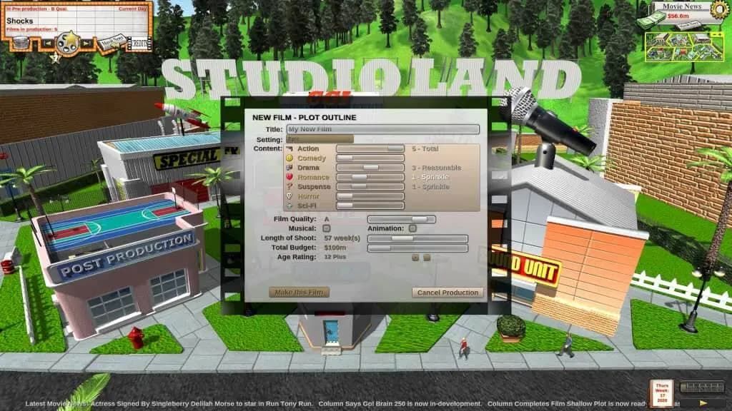 MOVIE STUDIO BOSS THE SEQUEL Steam — zrzut ekranu 5