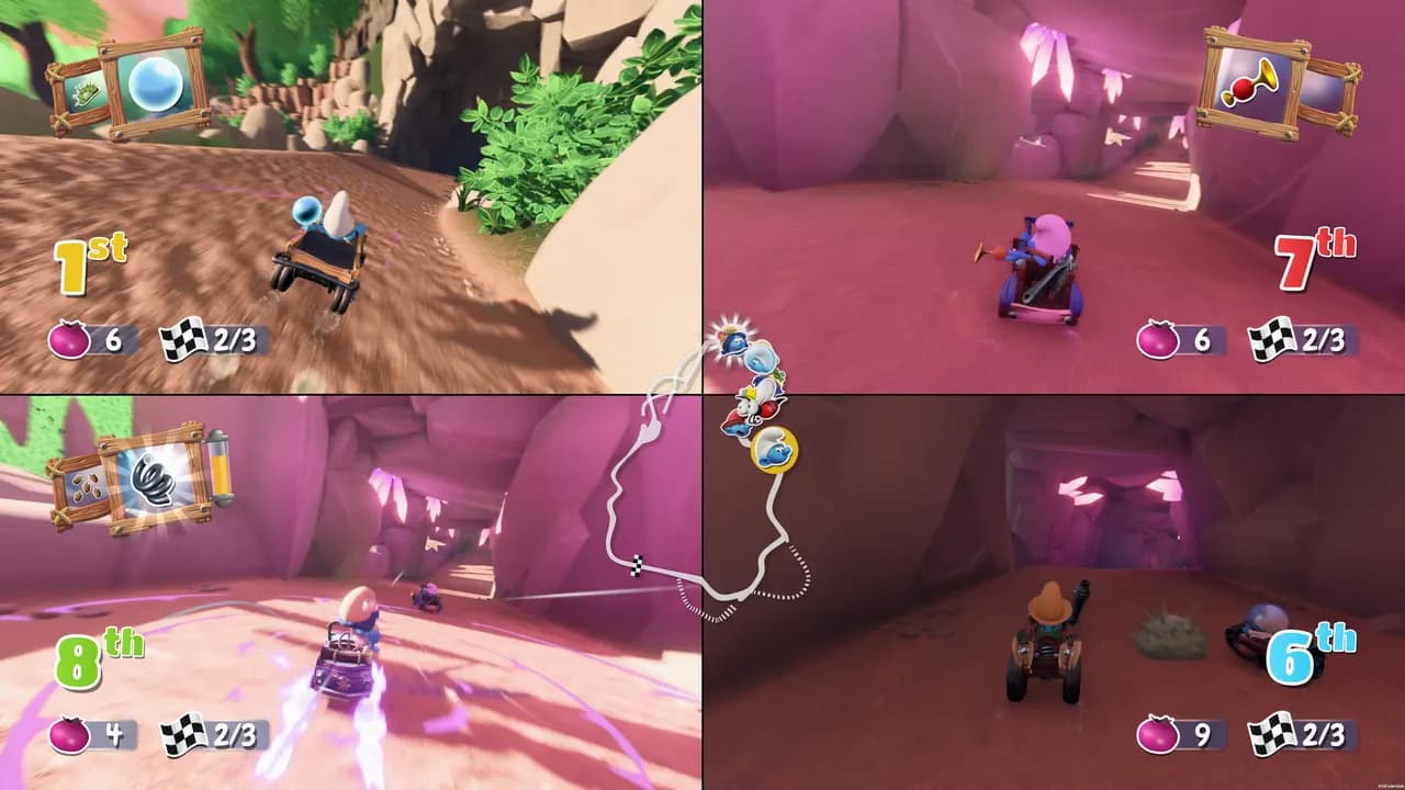 SMURFS KART SMERFY KART Steam — zrzut ekranu 5