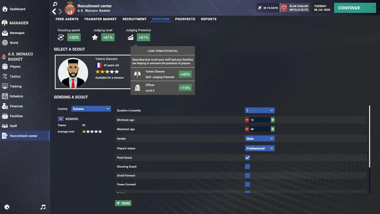 Pro Basketball Manager 2026 STEAM KLUCZ — zrzut ekranu 5