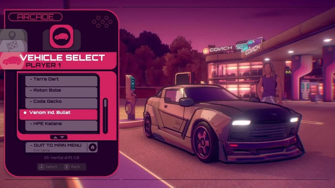 Inertial Drift — zrzut ekranu 4