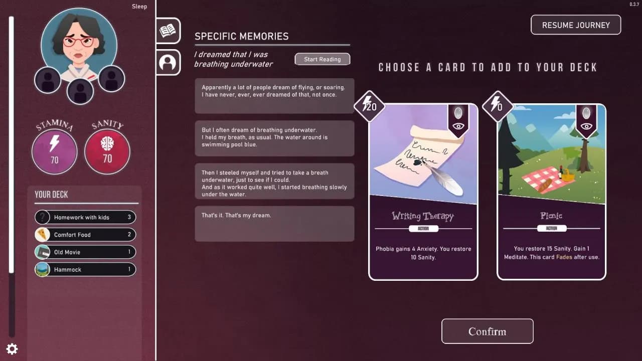 NEURODECK PSYCHOLOGICAL DECKBUILDER Steam — zrzut ekranu 4