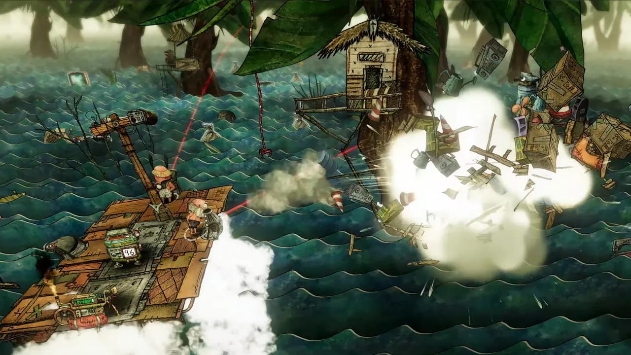 TRASH SAILORS CO-OP TRASH RAFT SIMULATOR Steam — zrzut ekranu 2