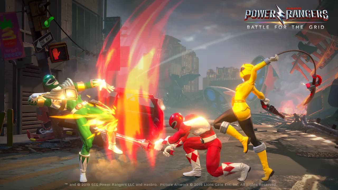 POWER RANGERS BATTLE FOR THE GRID Steam — zrzut ekranu 1 z 5