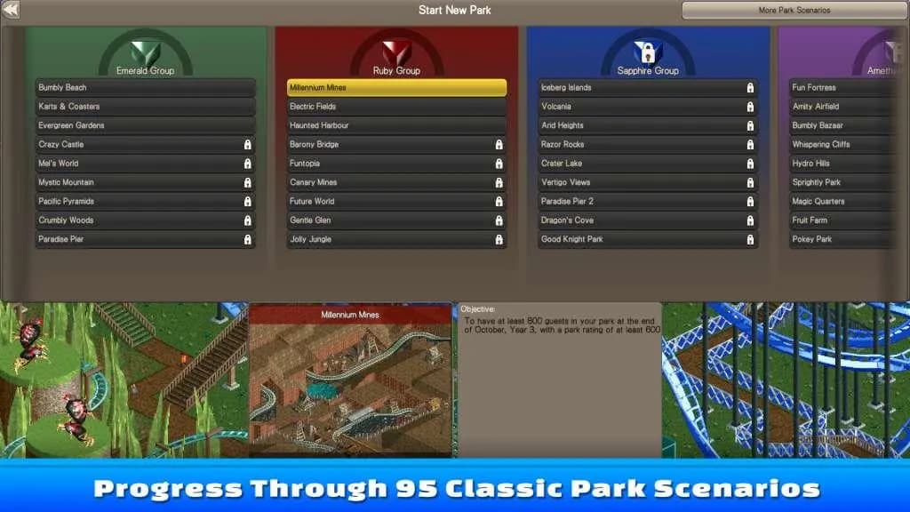 RollerCoaster Tycoon Classic STEAM KLUCZ — zrzut ekranu 3