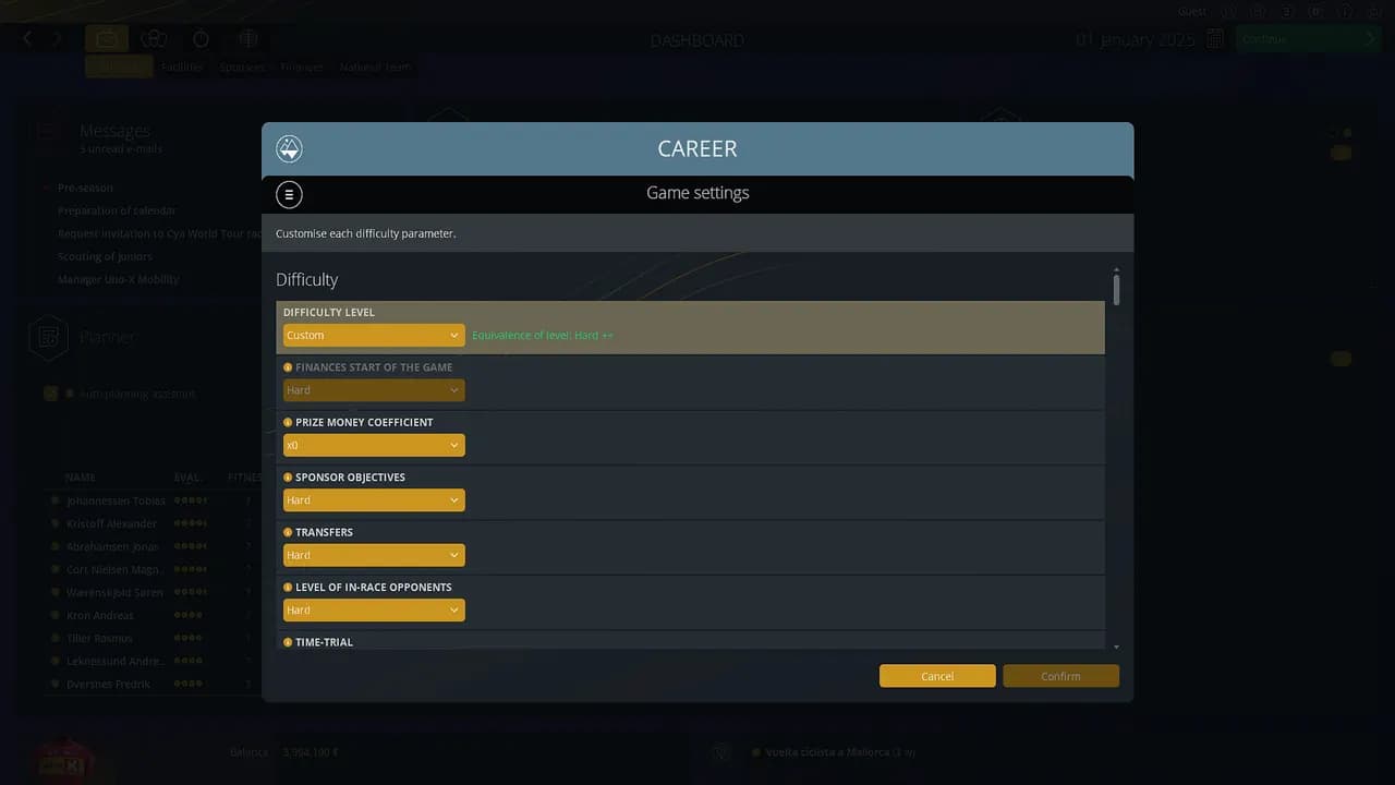 Pro Cycling Manager 2025 — zrzut ekranu 2