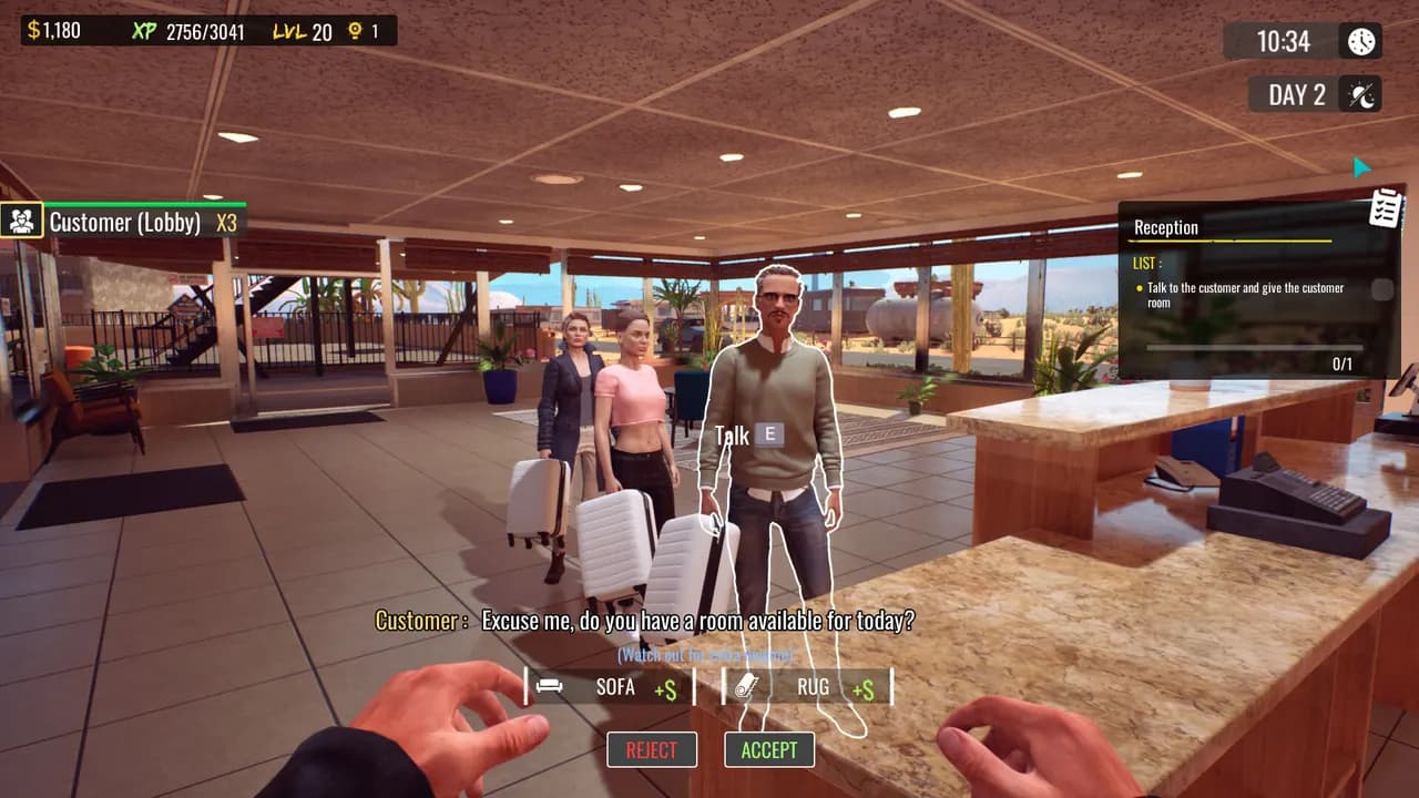 SUNSET MOTEL Steam — zrzut ekranu 3