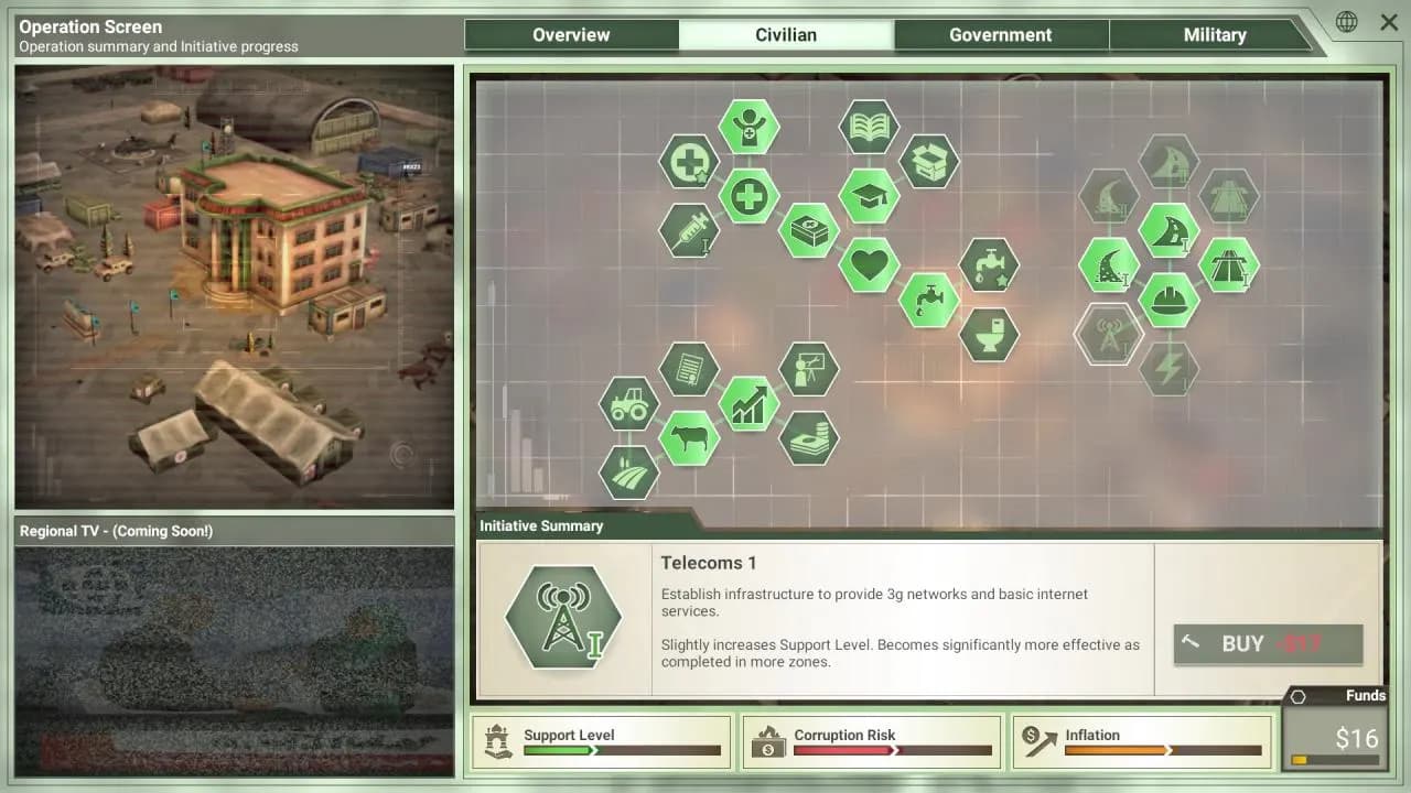 Rebel Inc: Escalation STEAM KLUCZ — zrzut ekranu 3