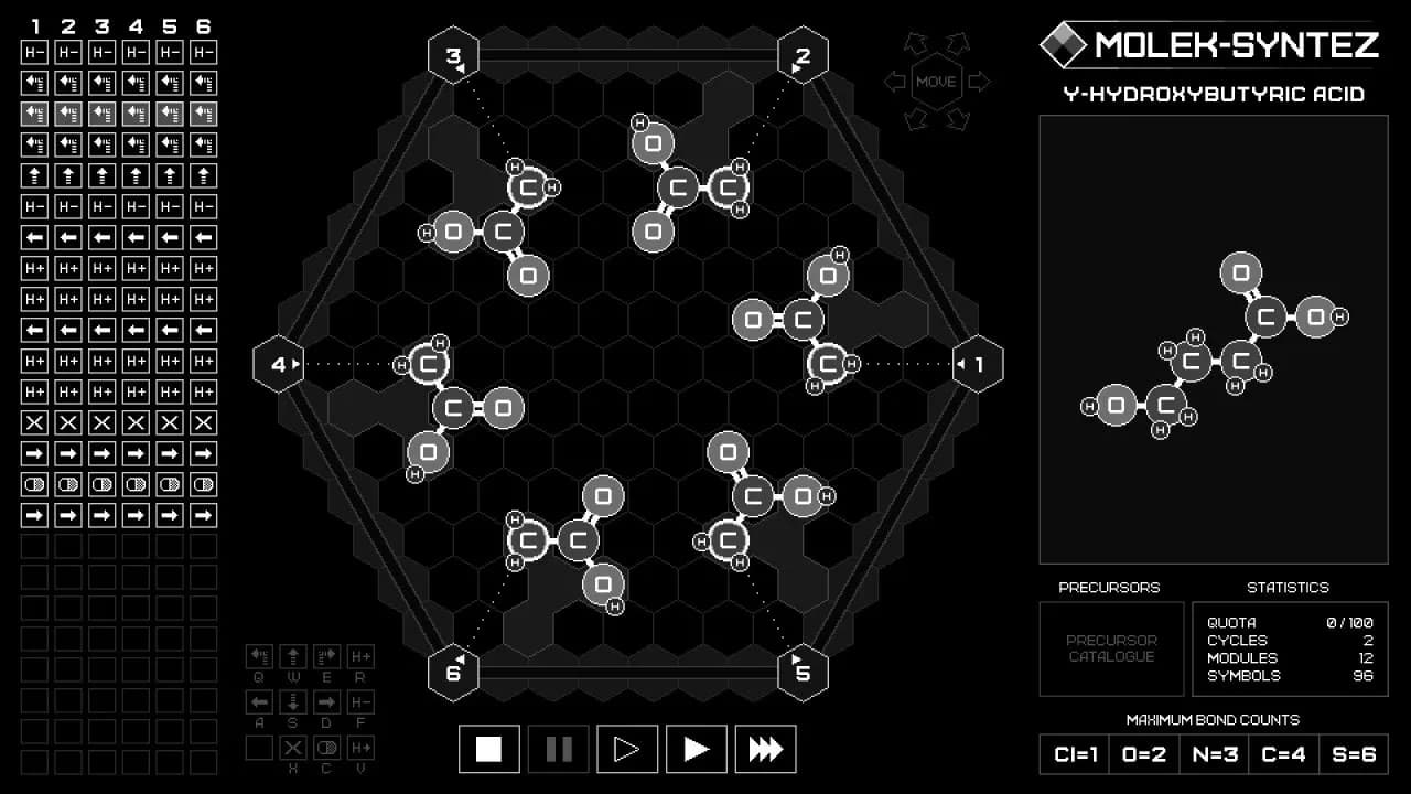 MOLEK-SYNTEZ Steam — zrzut ekranu 1 z 5