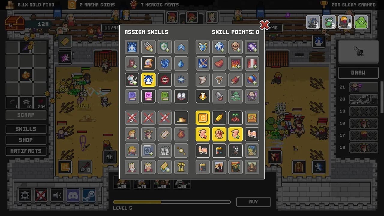 CLICKER ARENA Steam — zrzut ekranu 2