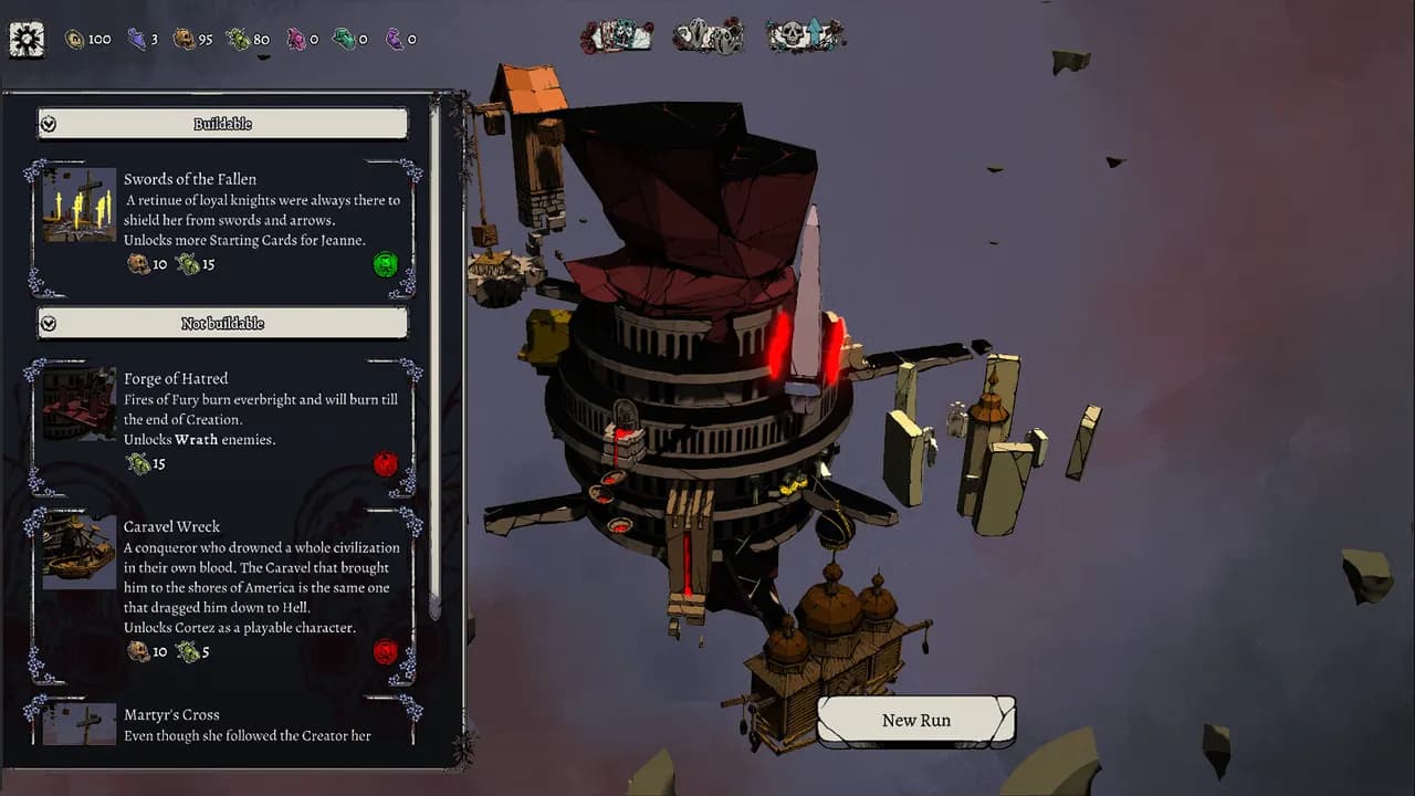 NADIR A GRIMDARK DECKBUILDER Steam — zrzut ekranu 2