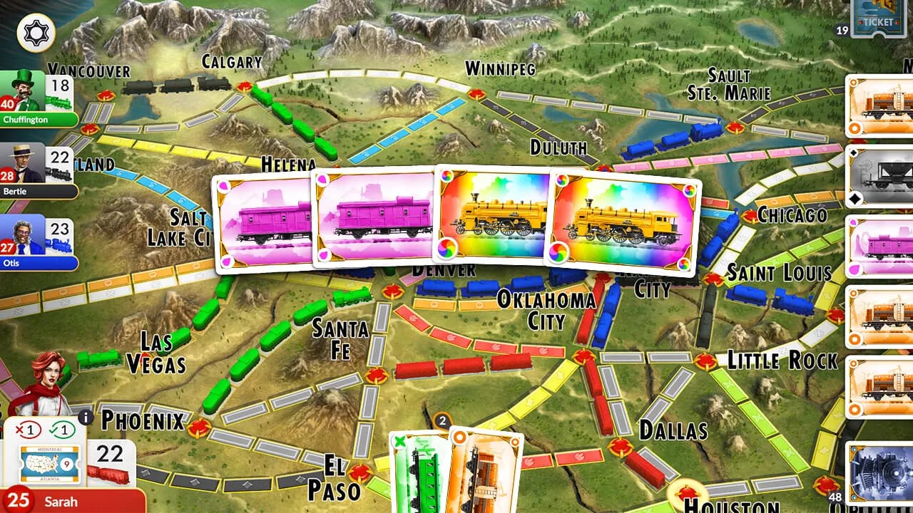 Ticket to Ride STEAM KLUCZ — zrzut ekranu 5